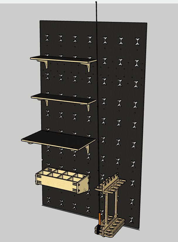 1.2m Fishing Gear Compact Storage Station