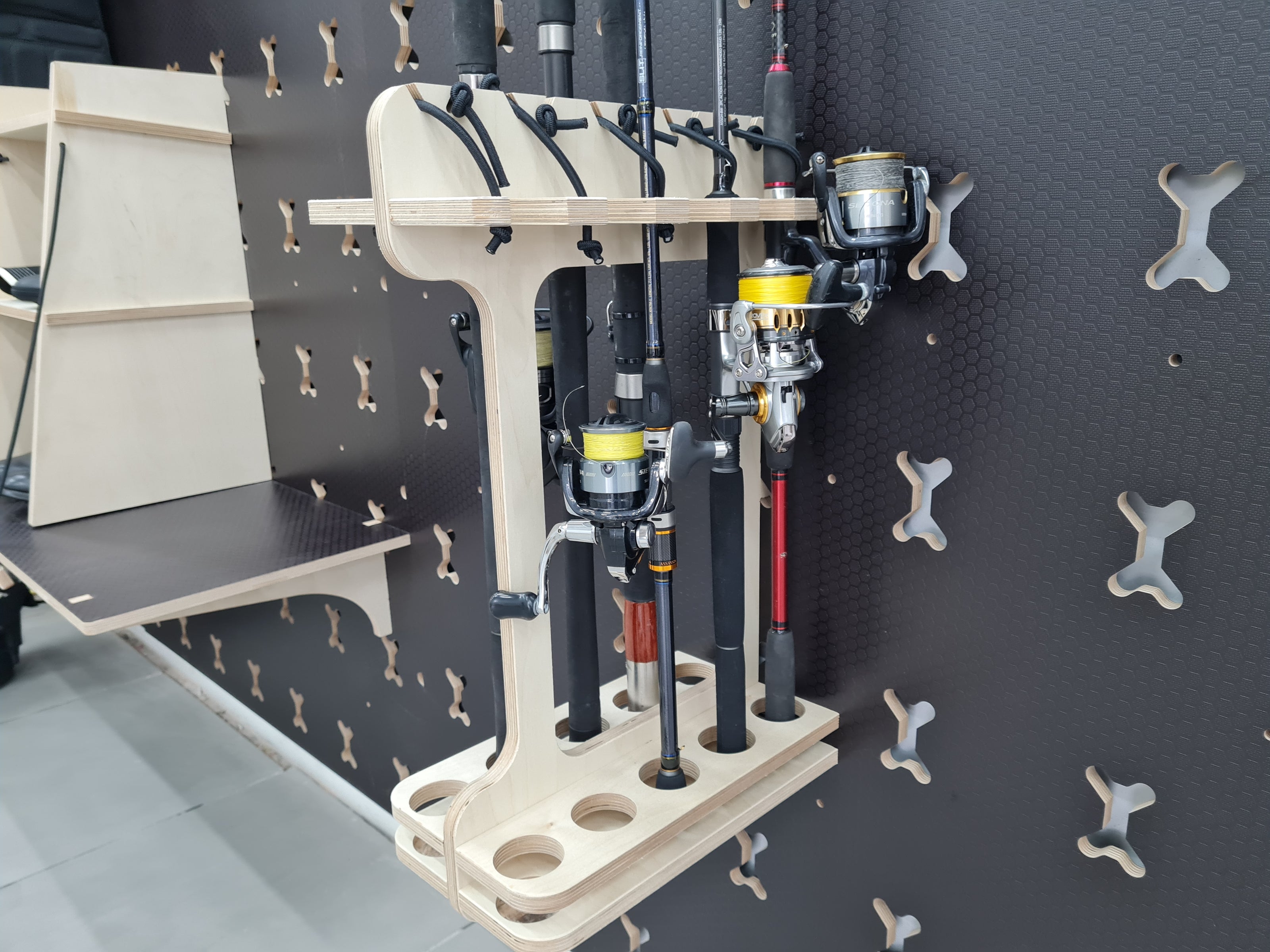 Vertical Fishing Rod Storage