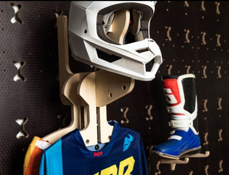 Wallock Lid Bike Helmet and Jacket Storage Rack