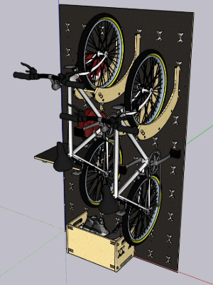 Vertical and Horizontal Bicycle Storage Options